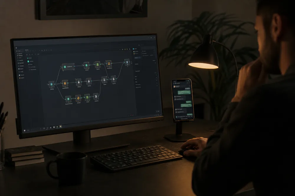 Automation workflow preview